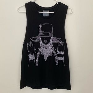 Beyonce Formation World Tour Tank Top Muscle Tee Black Size Small